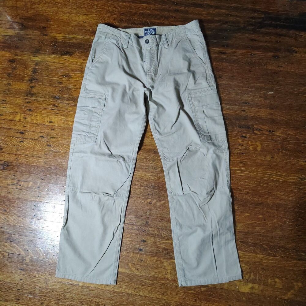 The North face Tan Canvas Cargo Tactical Pants Men's 36x30/T751
